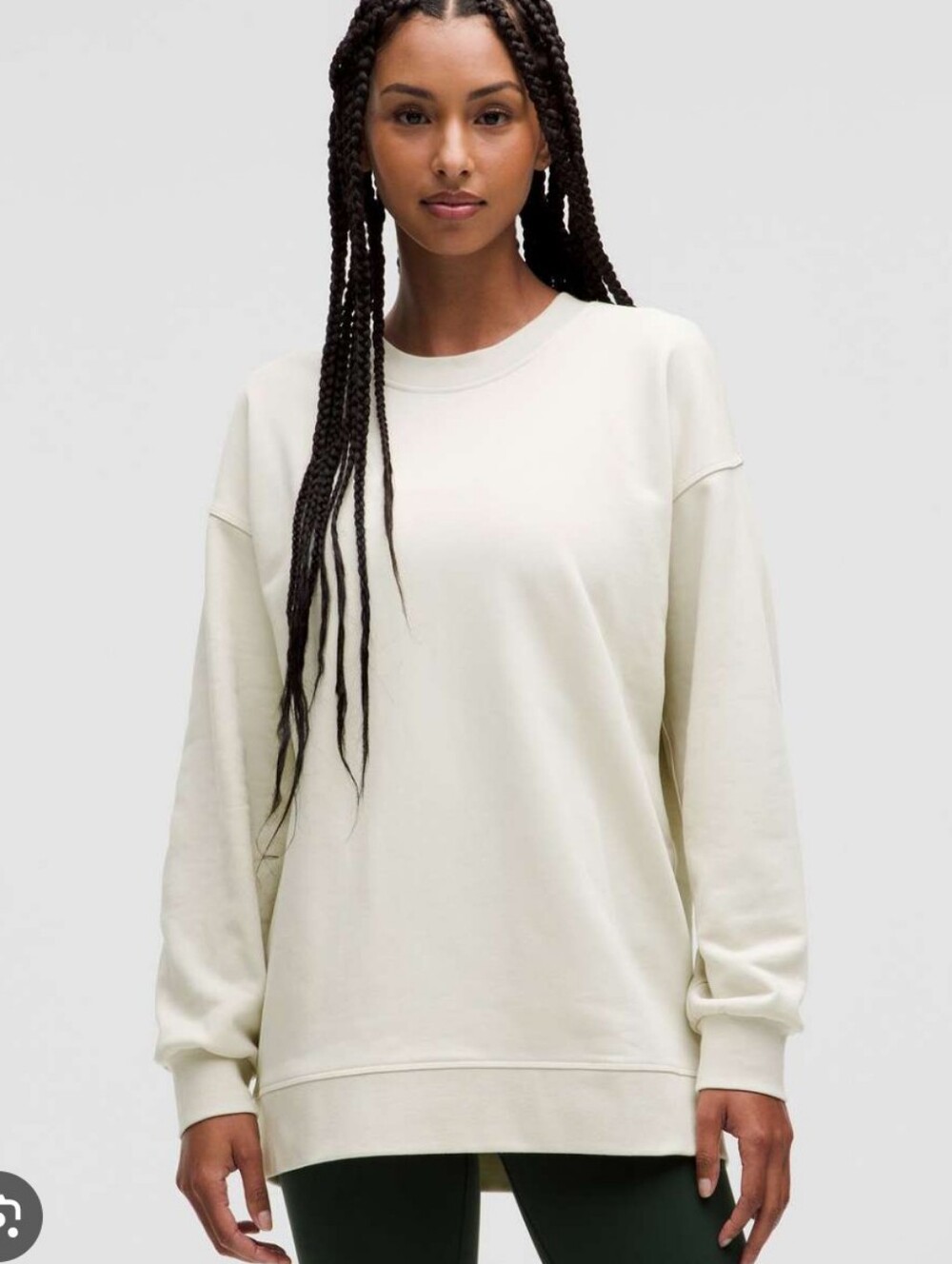 Lululemon Women’s Cream Crewneck Sweater